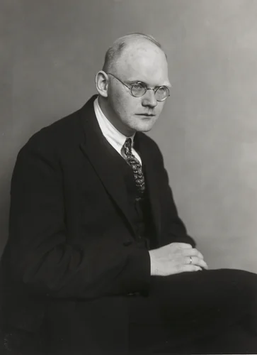 Writer and Journalist [Otto Brües] by August Sander, photograph, 1926