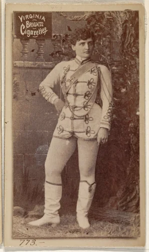 Card 773, from the Actors and Actresses series (N45, Type 2) for Virginia Brights Cigarettes by Allen & Ginter, photograph, 1885-1891