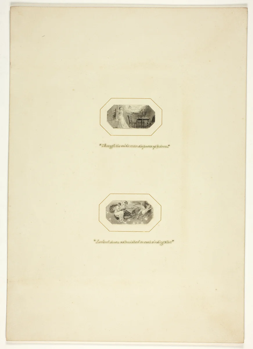 Study for a plate from The Triumphs of Temper, in the 1796 Royal Engagements Pocket Book by Thomas Stothard, drawing, 1790-1800
