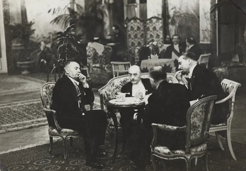 Evening Party in the Hotel Excelsior in Rome by Erich Salomon, photograph, 1931