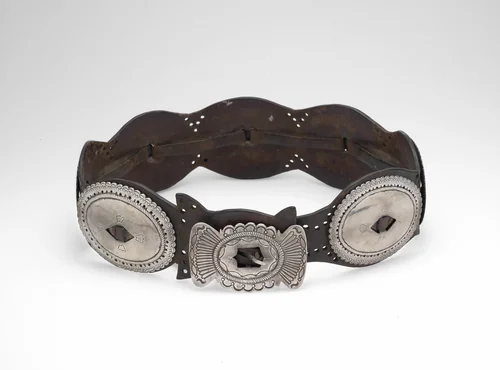 Concho Belt by Navajo, other, 1880-1895