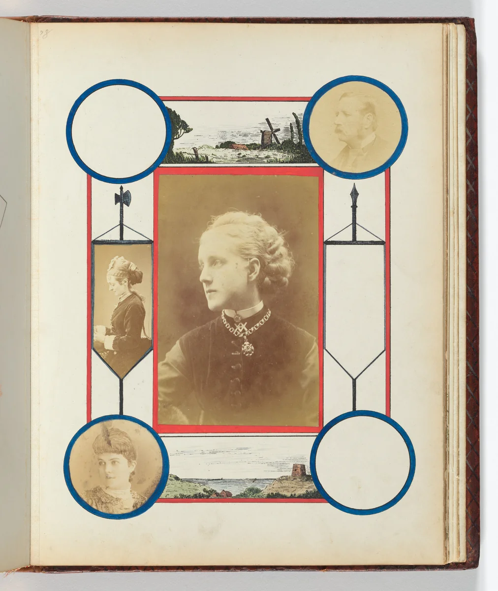 The Johnstone Album by Agnes Caroline Chamberlayne Johnstone, photograph, 1868