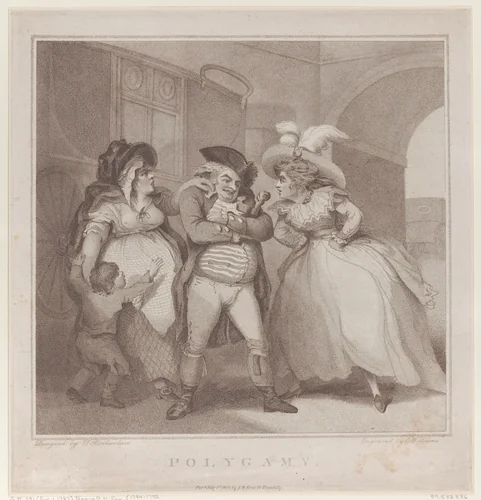 Polygamy by Edward Williams, print, 1787-1802