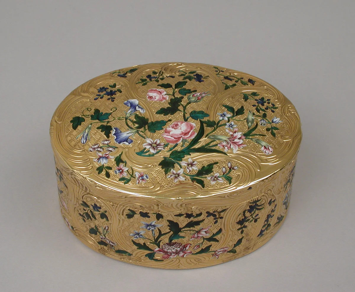 Snuffbox by Jean-François Garand, metalwork, 1751-1752
