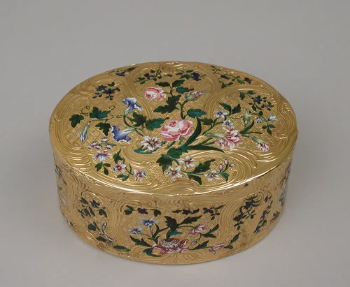 Snuffbox by Jean-François Garand, metalwork, 1751-1752