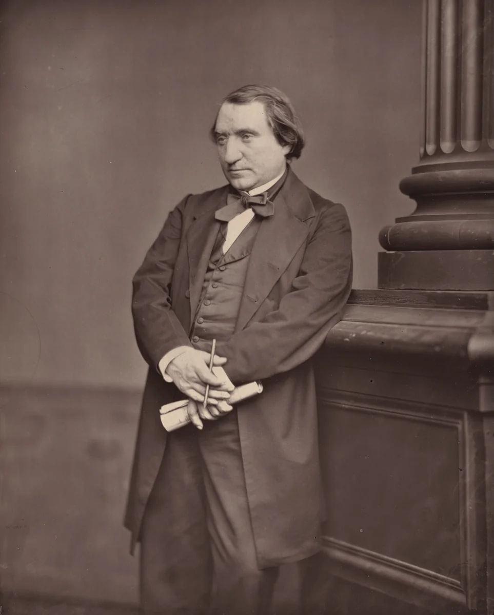 Renan by Antoine-Samuel Adam-Salomon, photograph, 1880