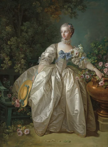 Madame Bergeret by François Boucher, painting, 1766