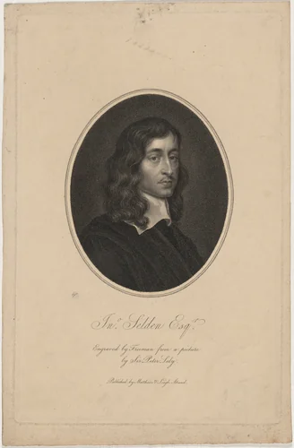 John Selden, Esquire, Jurist and Antiquary by Samuel Freeman
Sir Peter Lely, print, 1773-1857