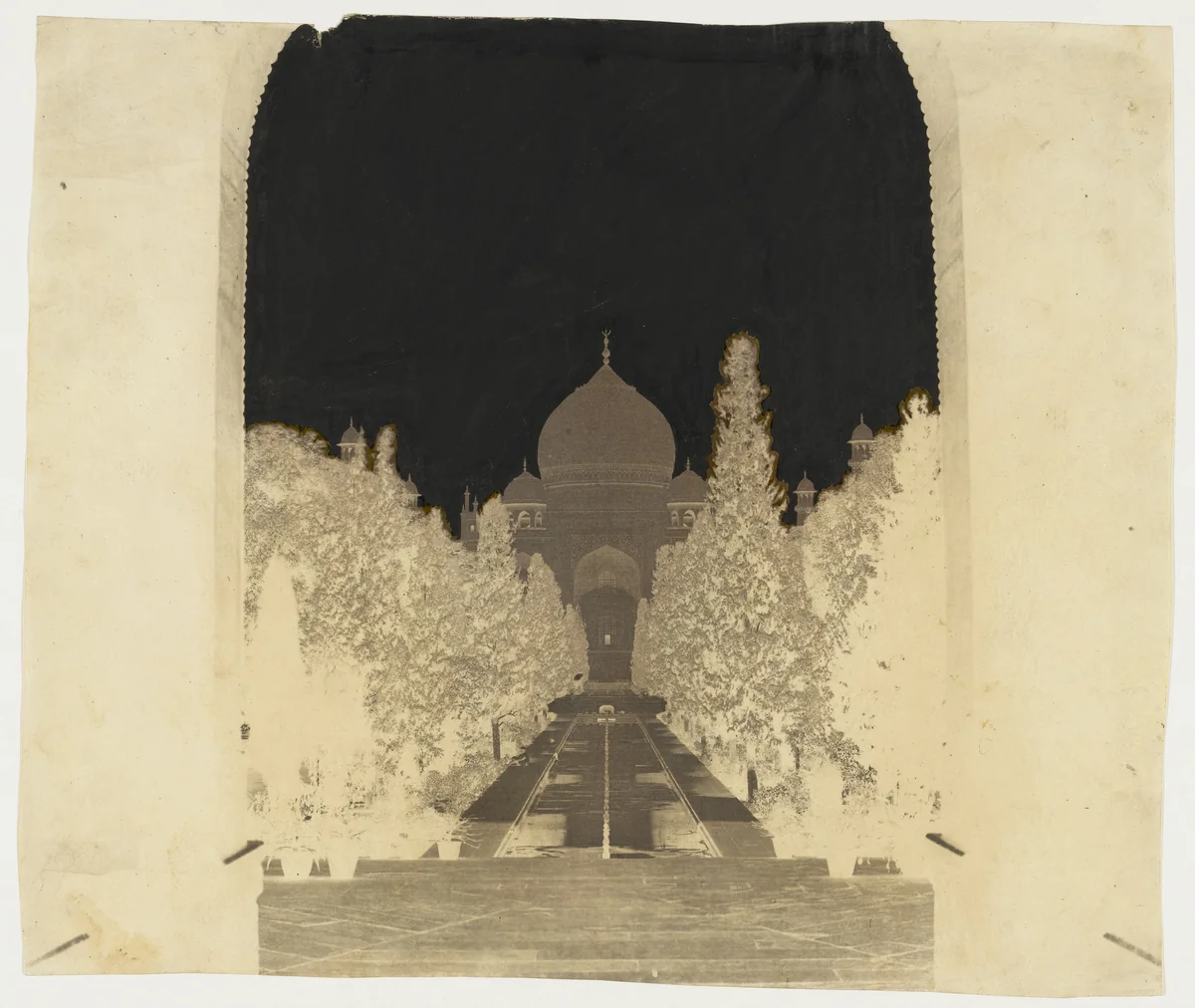 Taj Mahal by John Murray, photograph, 1860