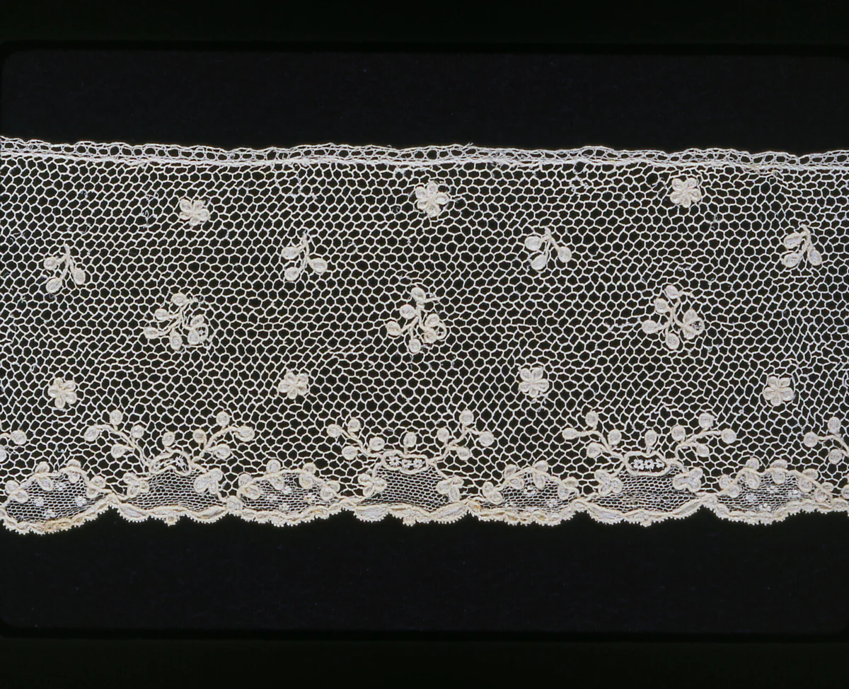 Sleeve Ruffle (Engageante) by France, other, 1775-1800