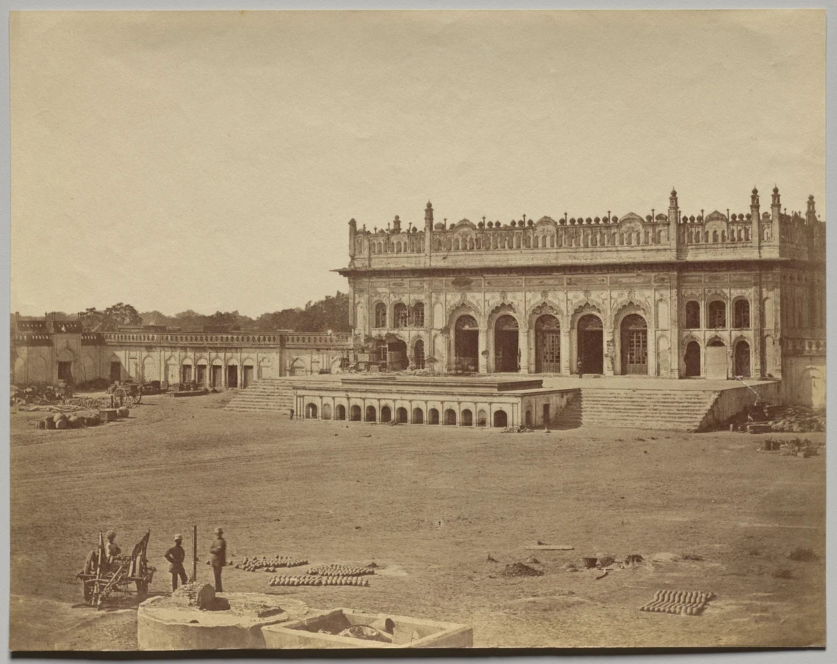 The Small Imambara by Felice A. Beato, photograph, 1858