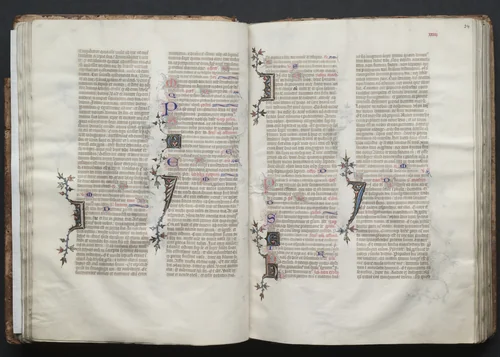 The Gotha Missal: Fol. 34r, Text by Master of the Boqueteaux, book, 1370-1380