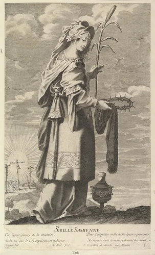 Sibylle Samienne by Gilles Rousselet, print, 1630-1640