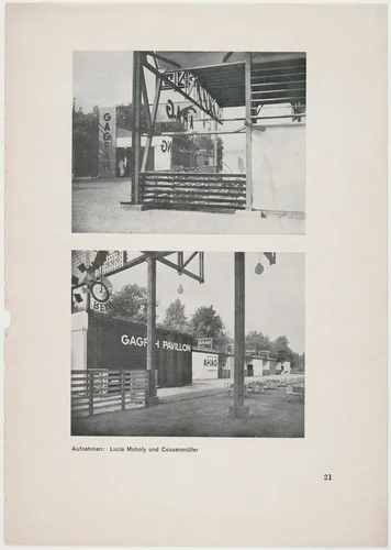 Photographs of Exhibition Stands Designed by Moholy-Nagy by László Moholy-Nagy, design