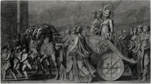 The Triumph of Bonaparte by Pierre-Paul Prud'hon, drawing, 1801