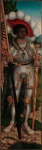 Saint Maurice by Lucas Cranach, painting, 1520-1525