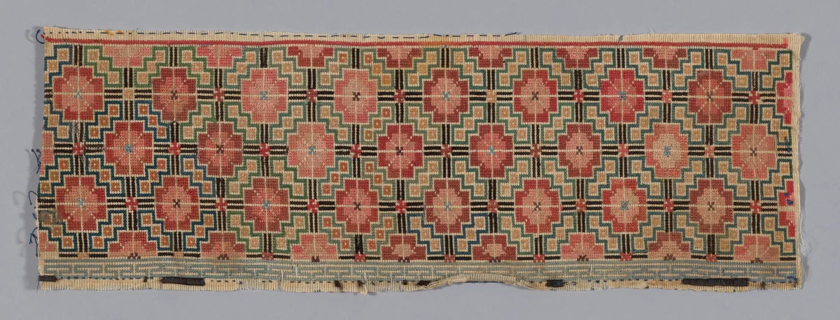 Panel (sleeveband) by Han-Chinese, textile, 1875-1900