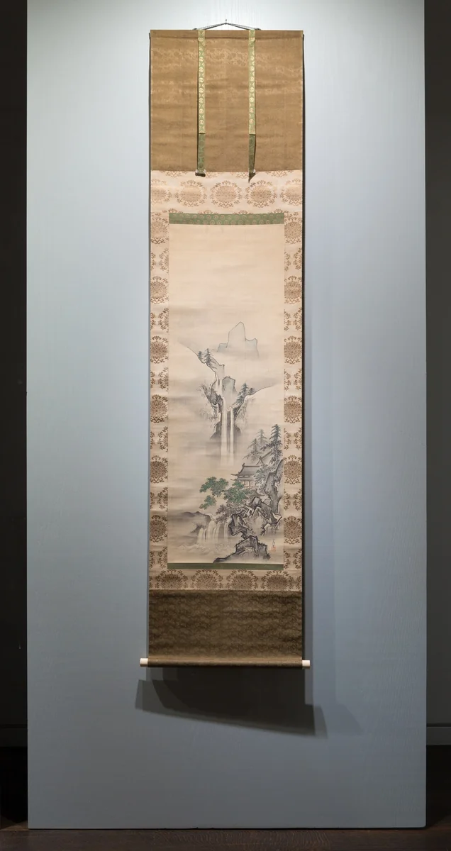 Landsape with Waterfall by Kano Tsunenobu, other, 1636-1713