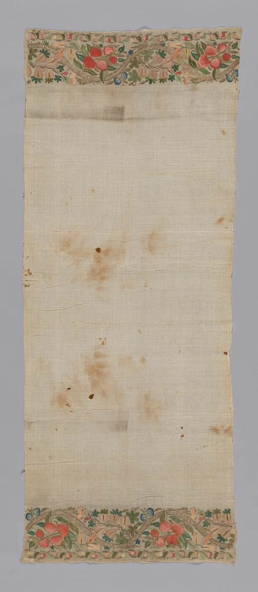 Towel or Napkin by Turkey, textile, 1801-1900