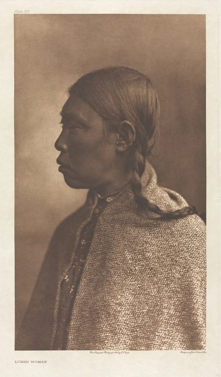 Portfolio IX, Plate 321: Lummi Woman by Edward Curtis, other, 1899