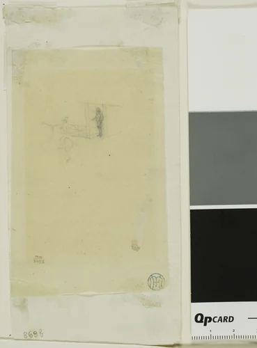 Study for San Francisco by Charles Meryon, drawing, 1855-1856