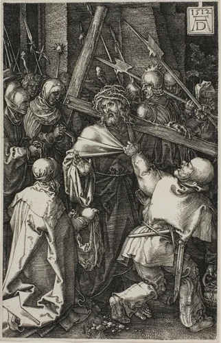 Bearing of the Cross, from The Engraved Passion by Albrecht Dürer, print, 1512