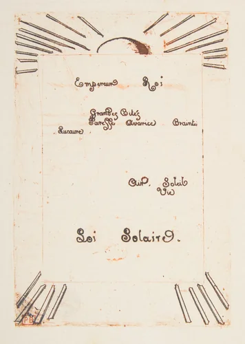 La Loi Solaire by Charles Meryon, print, 1800-1900