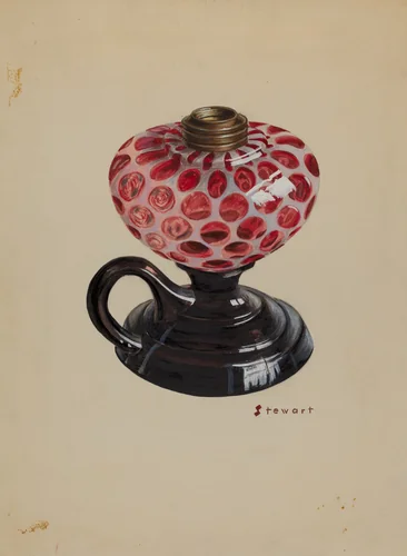 Lamp by Robert Stewart, index of american design, 1937