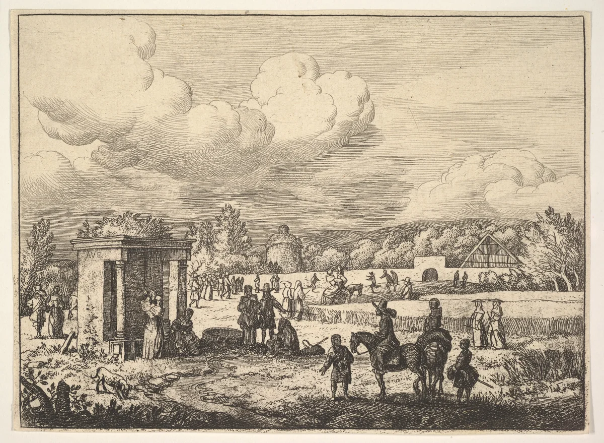 The First Spring by Allart van Everdingen, print, 1640-1675