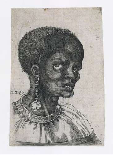 Head of a Man in Three-Quarter Profile by Frans Crabbe van Espleghem, print, 1522