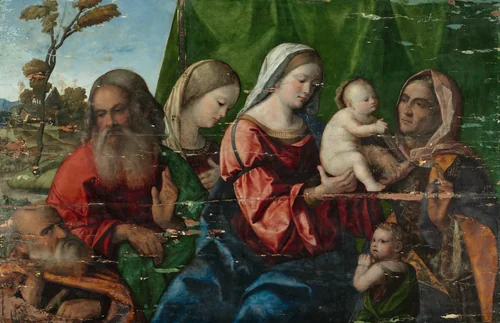 Virgin and Child with Saints by Unknown, painting, 1505-1515