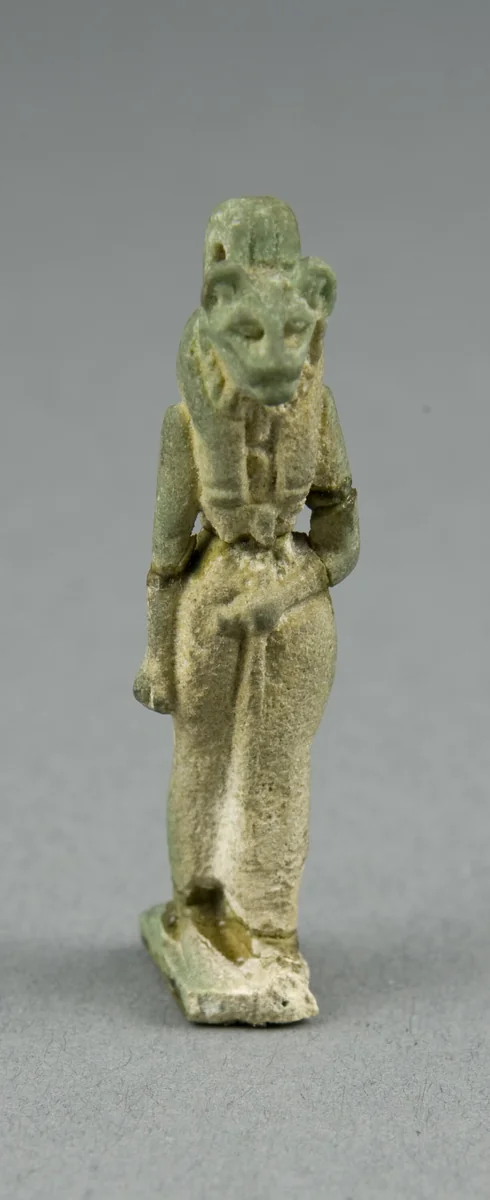 Amulet of the Goddess Bastet by Egyptian, metalwork, -1070--656