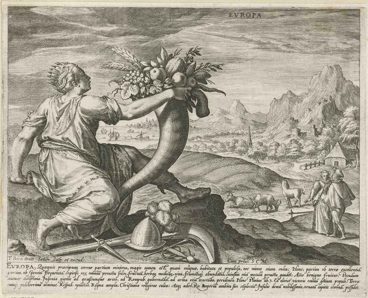 Europa by Unknown, print, 1581