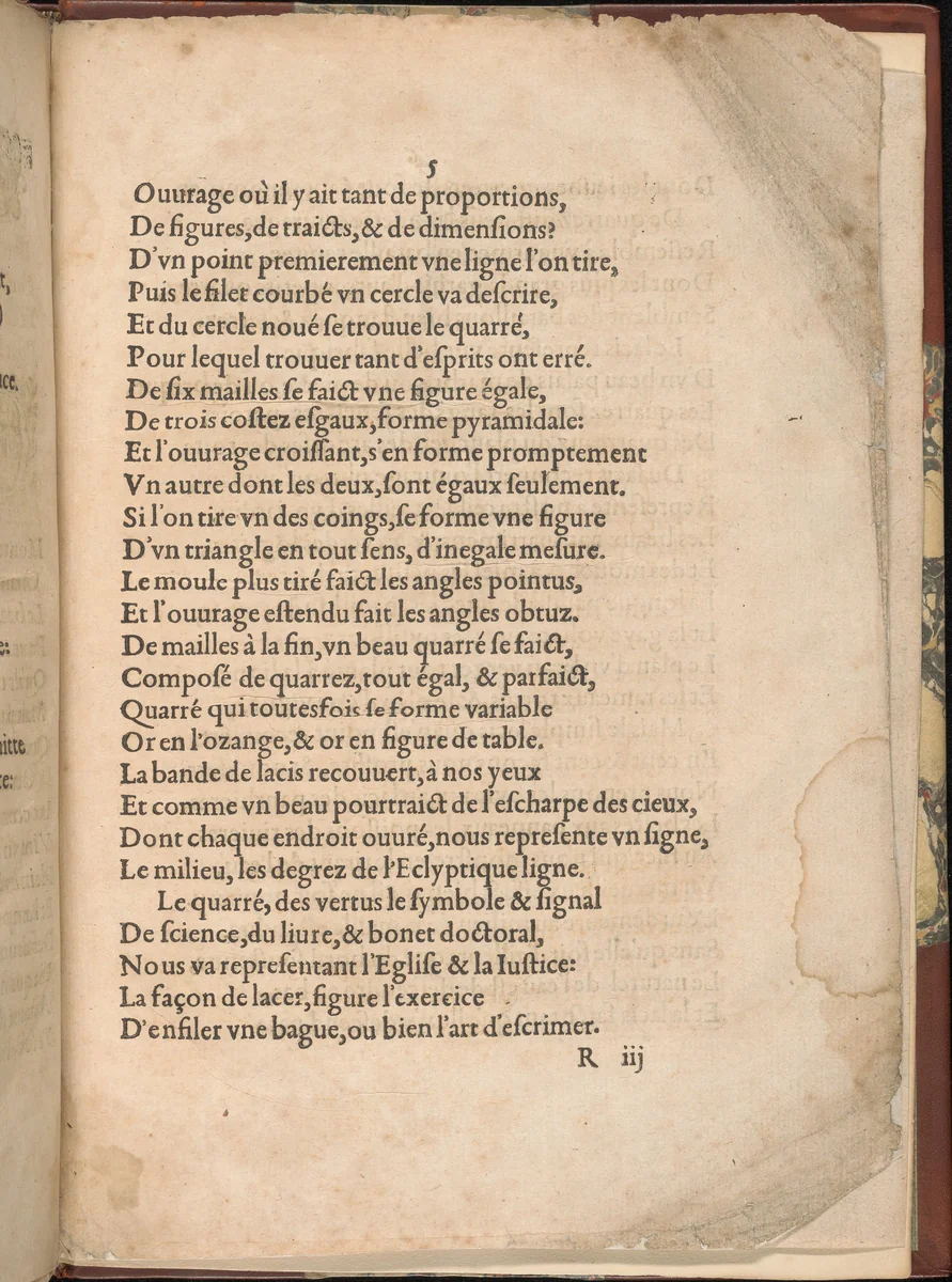 Les Secondes Oeuvres, et Subtiles Inventions De Lingerie du Seigneur Federic de Vinciolo Venitien, page 67 (recto) by Federico de Vinciolo, book, 1603