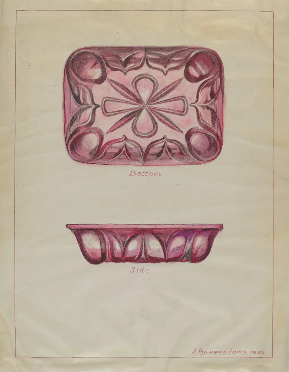 Preserve Dish by J. Howard Iams, index of american design, 1936