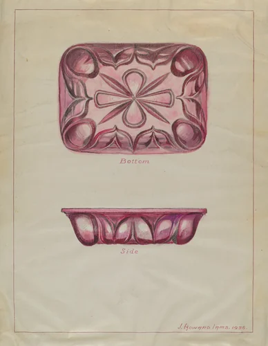 Preserve Dish by J. Howard Iams, index of american design, 1936