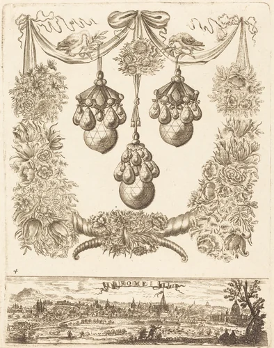 Rome by François Le Febvre, print, 1665