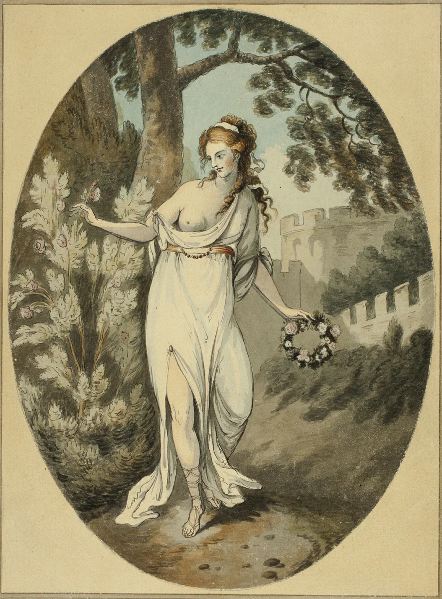 Fair Emily by Henry James Richter, painting, 1792-1857