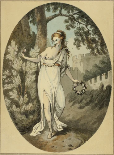 Fair Emily by Henry James Richter, painting, 1792-1857