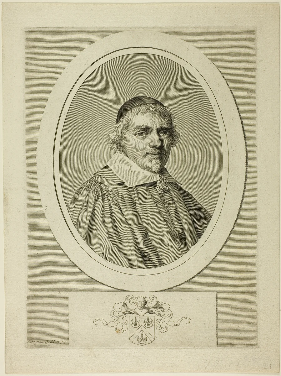 Omer Talon by Claude Mellan, print, 1645-1652