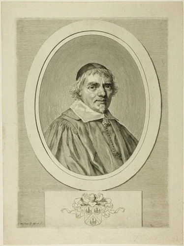 Omer Talon by Claude Mellan, print, 1645-1652