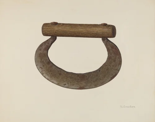 Chopping Knife by Nicholas Amantea, index of american design, 1940