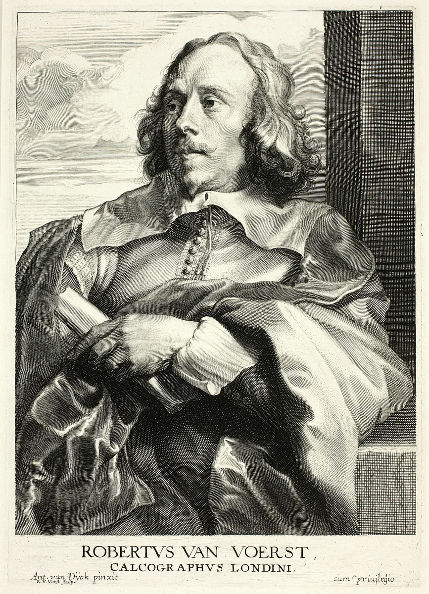 Robert van Voerst by Robert van Voerst, print, 1630-1636