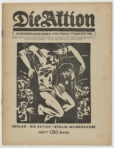Die Aktion, vol. 10, no. 13/14 by Aloys Wach, periodical, 1920