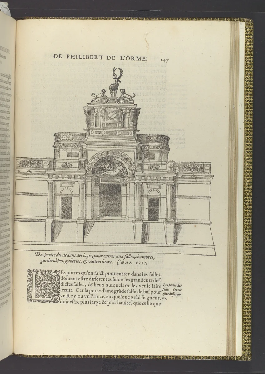 Le Premier Tome de l'Architecture by Philibert De L'Orme, book, 1567