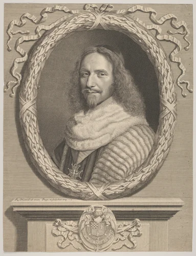 Nicolas Potier de Novion by Robert Nanteuil, print, 1664