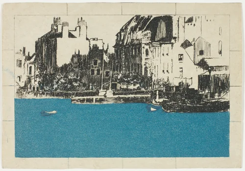 Chelsea Palaces (Color Version) by Theodore Roussel, print, 1890-1897