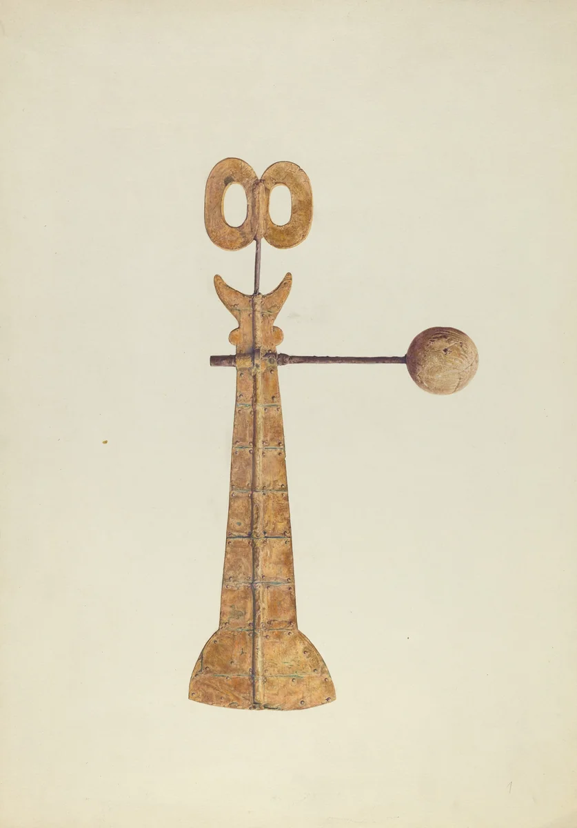 Weather Vane by Harriette Gale, index of american design, 1939