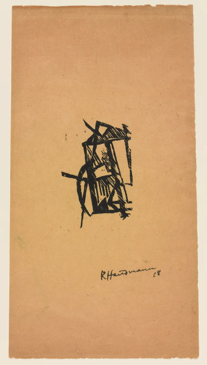 Untitled by Raoul Hausmann, print, 1918