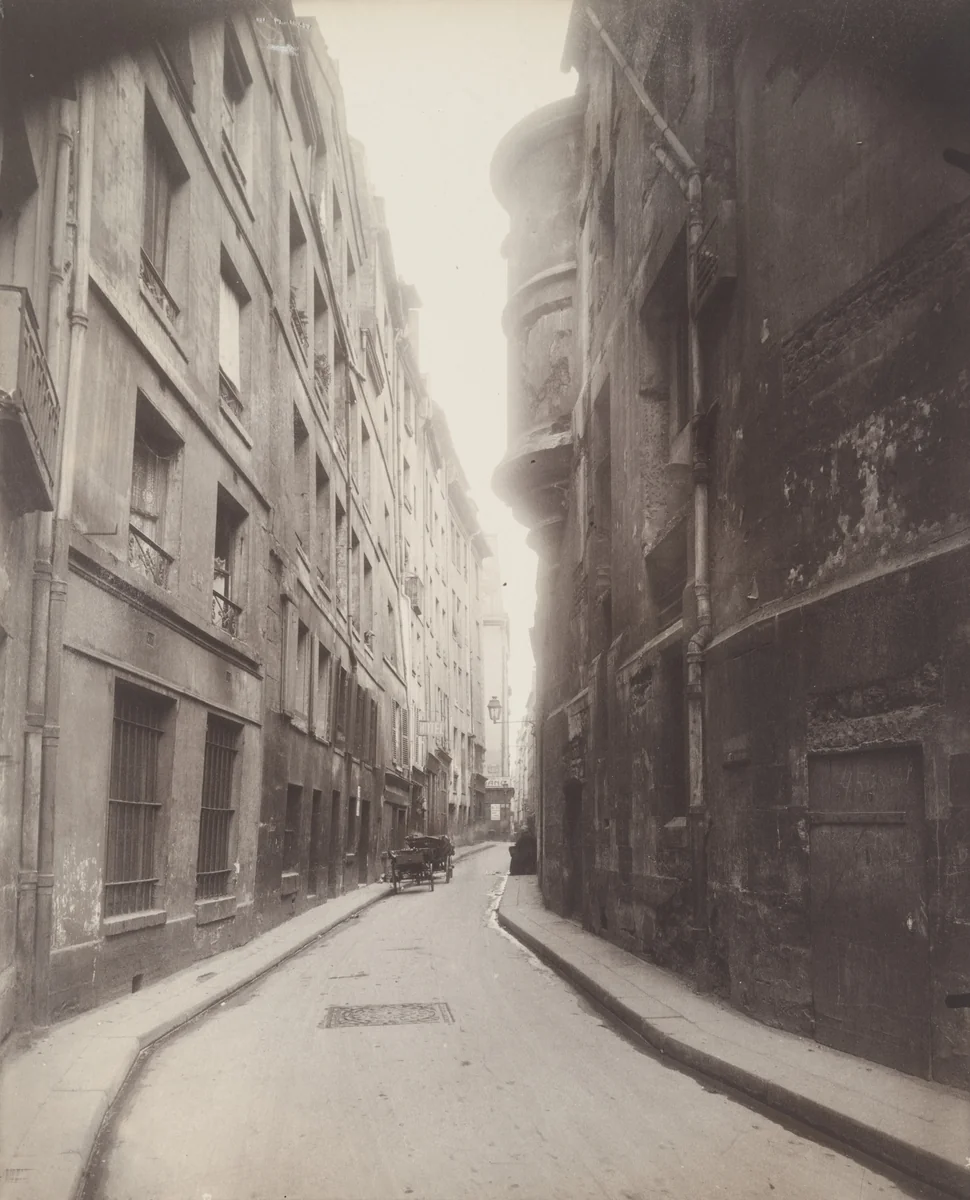 Rue de l'Hôtel-de-Ville by Eugène Atget, photograph, 1924